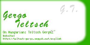 gergo teltsch business card